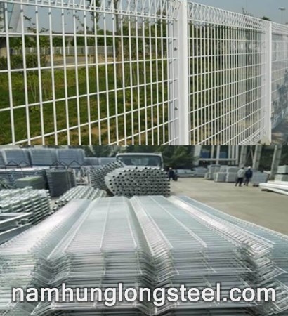 LƯỚI THÉP LÀM HÀNG RÀO - LƯỚI THÉP HÀNG RÀO MẠ KẼM - SƠN MÀU ĐIỆN TỈNH -  LƯỚI THÉP HÀNG RÀO GIÁ RẺ