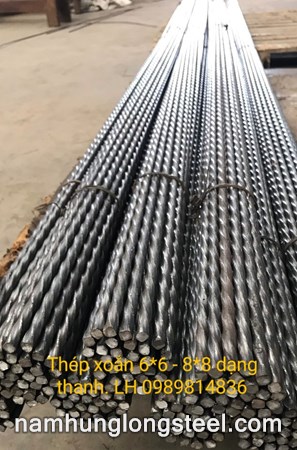 THÉP VUÔNG XOẮN GIÁ TỐT, 6X6, 8X8, 12X12, THÉP VUÔNG ĐẶC XOẮN