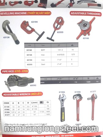 Ê TÔ  MỎ LẾT MADE IN SPAIN TÂY BAN NHA